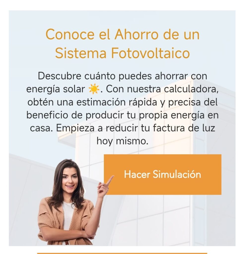 Calculadora paneles solares mobile